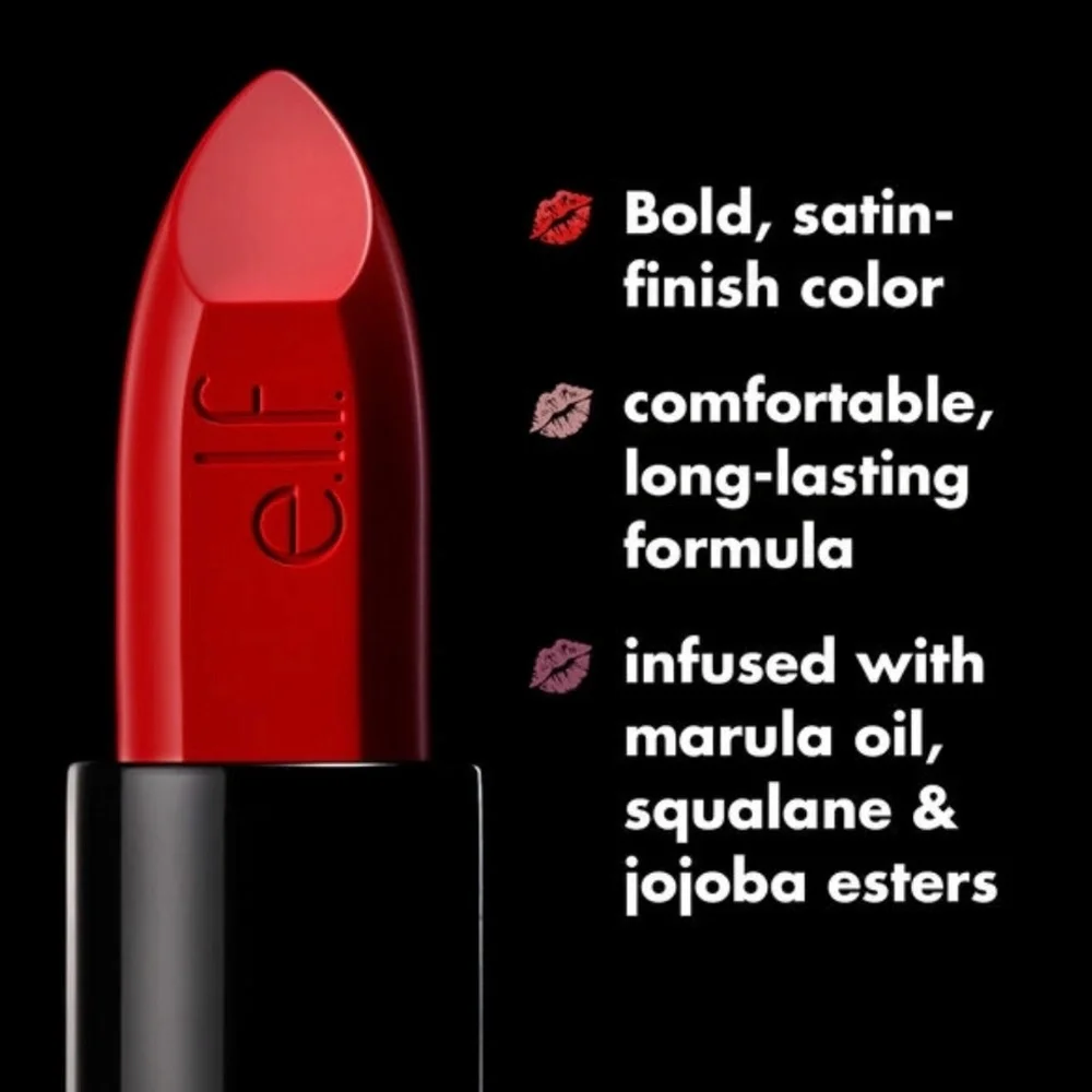 🌙Pick 5 for $25🌙 e.l.f. Cosmetics O FACE Satin Lipstick